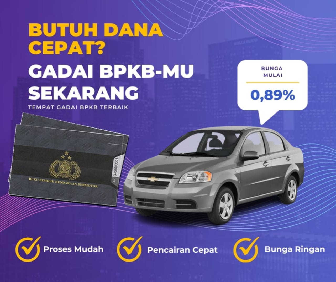 Kredit Jaminan BPKB Mobil Aveo Bisa Dapat Dana Berapa? Seperti Ini Simulasinya